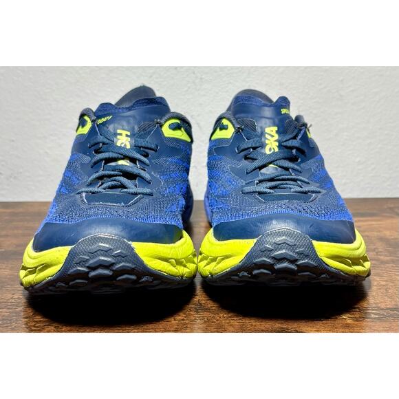 Hoka Speedgoat 5 Shoes Mens 8.5D Outer Space Bluing Trail Hiking Vibram Terrain - Picture 3 of 12